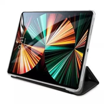 Karl Lagerfeld KLFC11OKMK puzdro s klopou pre iPad Pro 11 palcov (2021) - čierne Saffiano Karl Iconic