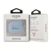 Guess GUA3LSCHSB Charm Heart Collection silikónové puzdro pre AirPods 3, modré