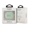 Guess GUA3LSCHSN puzdro na AirPods 3 zelené silikón Charm Heart Collection
