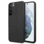 AMG AMHCS22MBLSCA pevné puzdro pre Samsung Galaxy S22+ Carbon Stripe & Embossed čierne