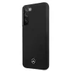 Mercedes-Benz MEHCS22MSILBK silikónové pevné puzdro pre Samsung Galaxy S22+ (SM-S906) - čierne