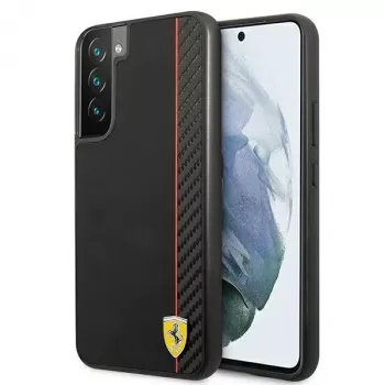 Ferrari FESAXHCS22MBK S22+ S906 čierne pevné puzdro On Track Carbon Stripe