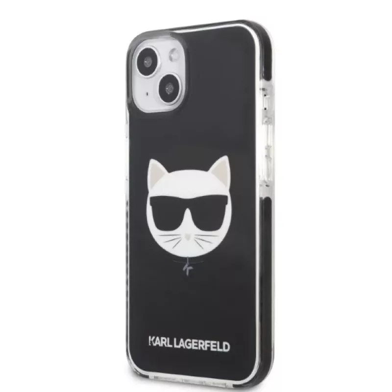 Karl Lagerfeld KLHCP13STPECK iPhone 13 mini 5.4 pevné puzdro čierne Choupette Head