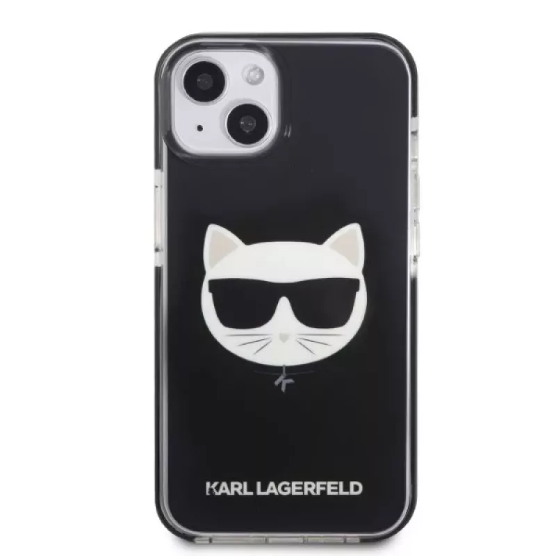 Karl Lagerfeld KLHCP13STPECK iPhone 13 mini 5.4 pevné puzdro čierne Choupette Head