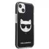 Karl Lagerfeld KLHCP13STPECK iPhone 13 mini 5.4 pevné puzdro čierne Choupette Head
