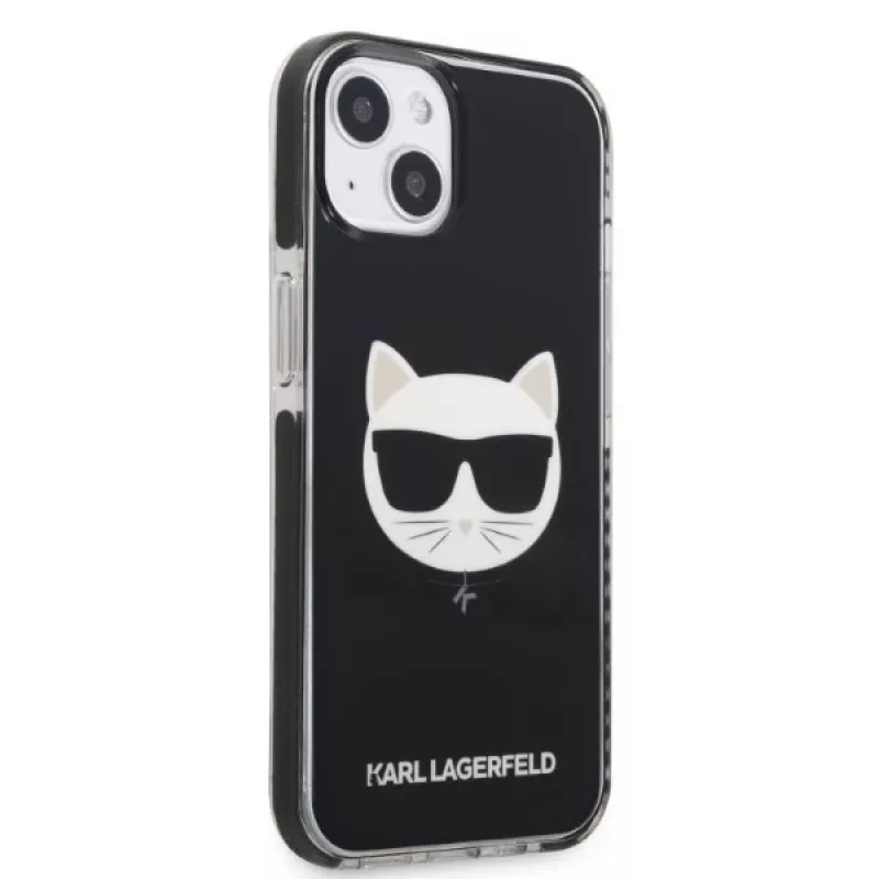 Karl Lagerfeld KLHCP13STPECK iPhone 13 mini 5.4 pevné puzdro čierne Choupette Head