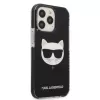 Karl Lagerfeld KLHCP13XTPECK pevné puzdro pre iPhone 13 Pro Max 6,7 inch čierne Choupette Head