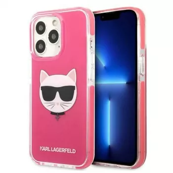 Karl Lagerfeld KLHCP13LTPECPI pevné puzdro pre iPhone 13 Pro / 13 6,1