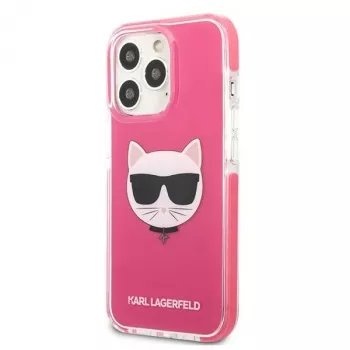 Karl Lagerfeld KLHCP13LTPECPI pevné puzdro pre iPhone 13 Pro / 13 6,1