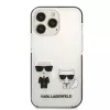 Karl Lagerfeld KLHCP13LTPEKCW iPhone 13 Pro / 13 6.1 pevné puzdro biele Karl & Choupette