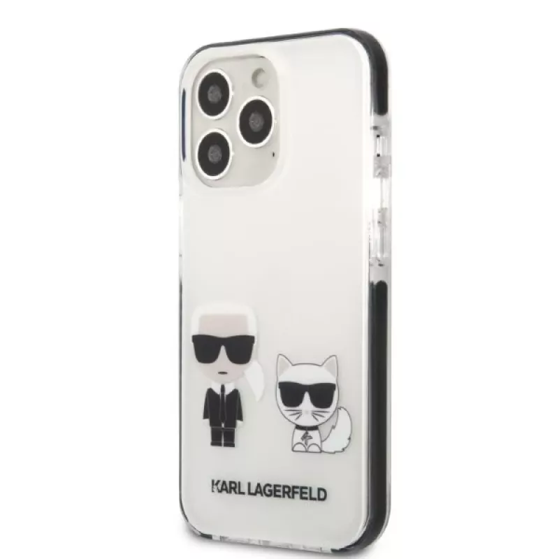 Karl Lagerfeld KLHCP13XTPEKCW pevné puzdro pre iPhone 13 Pro Max 6,7