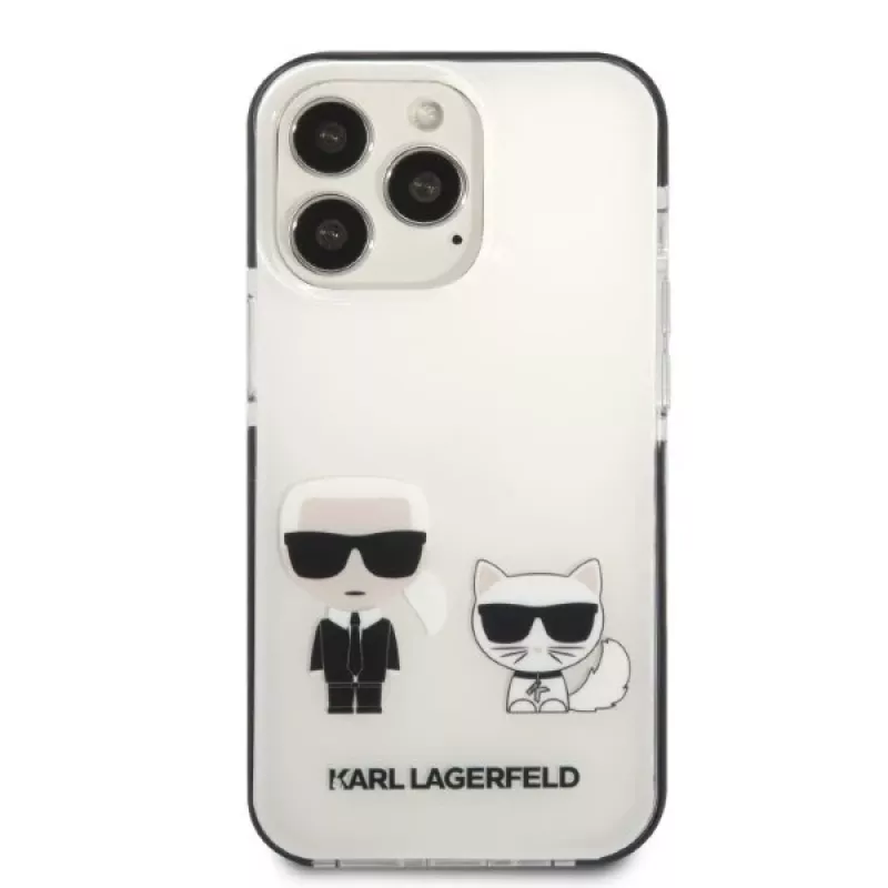 Karl Lagerfeld KLHCP13XTPEKCW pevné puzdro pre iPhone 13 Pro Max 6,7