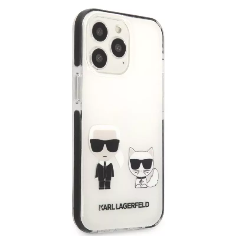 Karl Lagerfeld KLHCP13XTPEKCW pevné puzdro pre iPhone 13 Pro Max 6,7