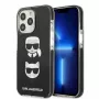 Karl Lagerfeld KLHCP13LTPE2TK iPhone 13 Pro / 13 6.1 pevné puzdro čierne Karl & Choupette Head