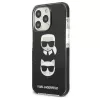 Karl Lagerfeld KLHCP13LTPE2TK iPhone 13 Pro / 13 6.1 pevné puzdro čierne Karl & Choupette Head