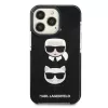 Karl Lagerfeld KLHCP13LTPE2TK iPhone 13 Pro / 13 6.1 pevné puzdro čierne Karl & Choupette Head