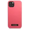 Karl Lagerfeld KLHCP13SSLMP1PI silikónová zadná časť s plaketou pre iPhone 13 Mini 5,4