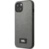 Karl Lagerfeld KLHCP13MSFMP2DG Saffiano pevné puzdro s plaketou pre iPhone 13/14/15 6,1