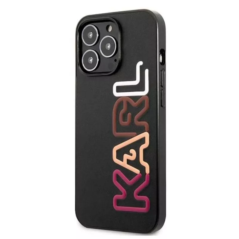 Karl Lagerfeld KLHCP13LPCOBK pevné puzdro pre iPhone 13 Pro / iPhone 13 6,1 inch čierne Multipink Brand