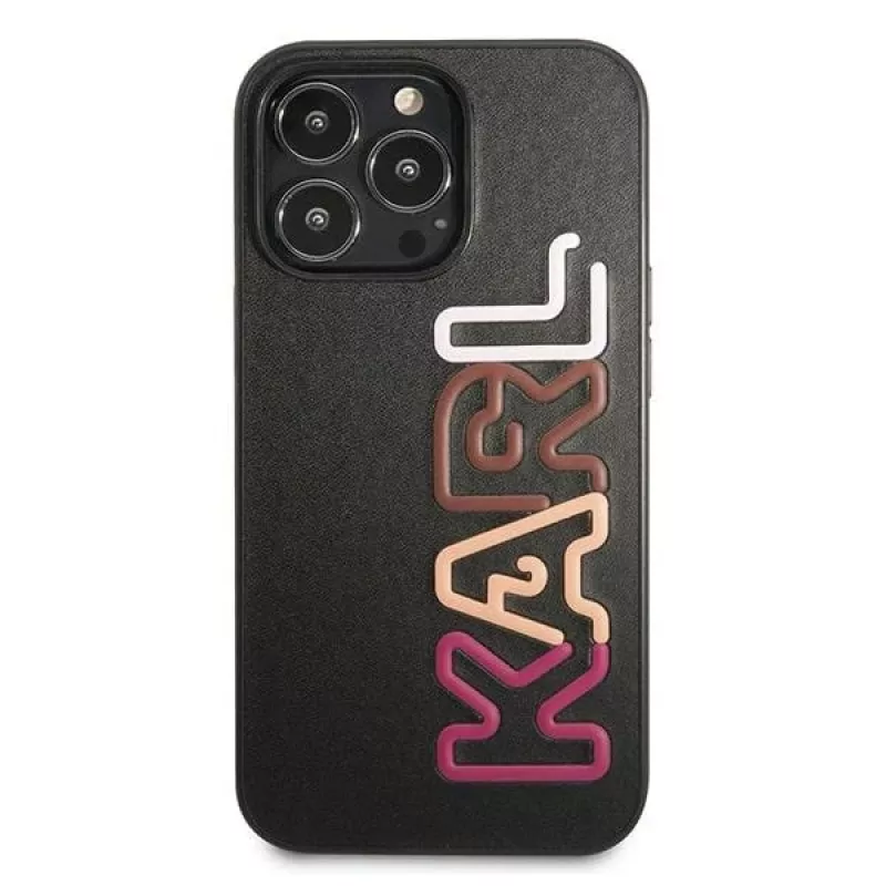 Karl Lagerfeld KLHCP13LPCOBK pevné puzdro pre iPhone 13 Pro / iPhone 13 6,1 inch čierne Multipink Brand