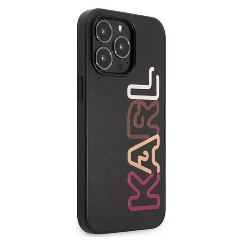 Karl Lagerfeld KLHCP13LPCOBK pevné puzdro pre iPhone 13 Pro / iPhone 13 6,1 inch čierne Multipink Brand
