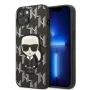 Karl Lagerfeld KLHCP13SPMNIKBK iPhone 13 mini 5.4 pevné puzdro čierne Monogram Ikonik Patch