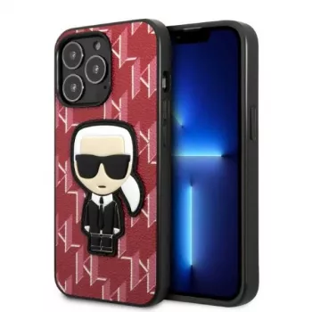 Karl Lagerfeld Ikonik Patch pevné puzdro pre iPhone 13 Pro Max 6,7