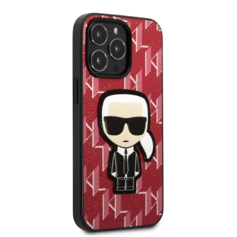 Karl Lagerfeld Ikonik Patch pevné puzdro pre iPhone 13 Pro Max 6,7
