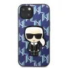 Karl Lagerfeld KLHCP13SPMNIKBL iPhone 13 mini puzdro modrá Monogram Ikonik Patch