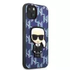 Karl Lagerfeld KLHCP13SPMNIKBL iPhone 13 mini puzdro modrá Monogram Ikonik Patch