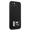 Karl Lagerfeld KLHCP13S3DKPK Ikonik Patch pevné puzdro pre iPhone 13 mini, čierna