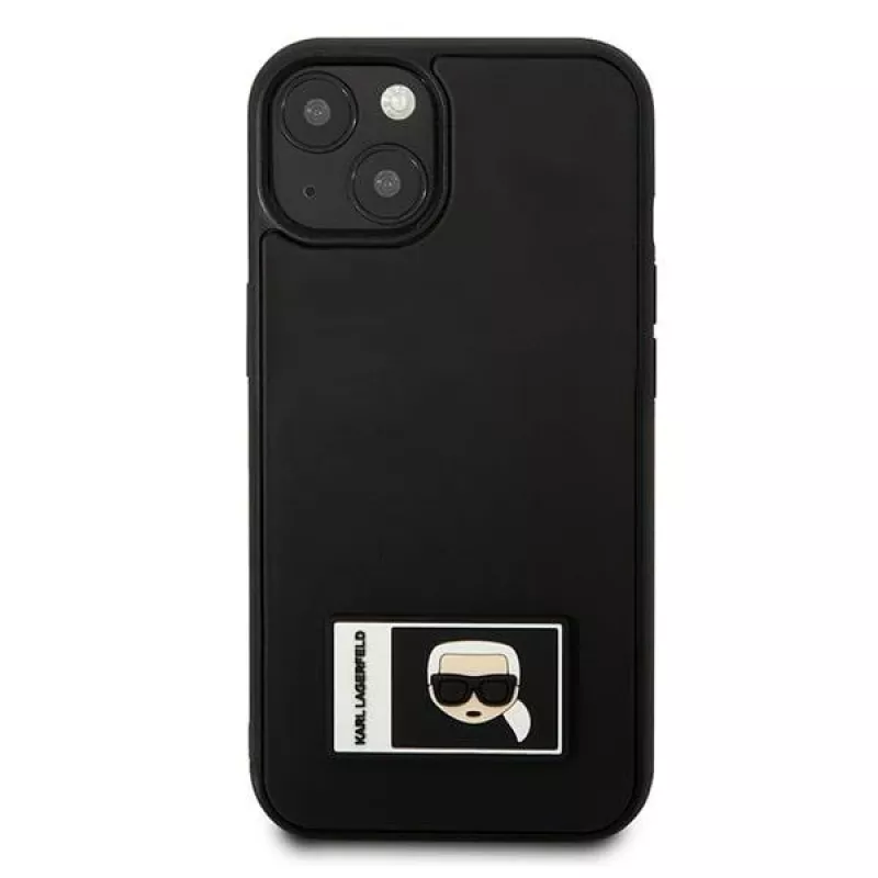 Karl Lagerfeld KLHCP13M3DKPK Ikonik Patch pevné puzdro pre iPhone 13/14/15 6,1