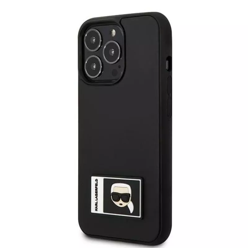 Karl Lagerfeld KLHCP13L3DKPK Ikonik Patch pevné puzdro pre iPhone 13 Pro / 13 6,1