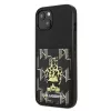 Karl Lagerfeld KF001284 Karlimals puzdro s priehradkou na karty pre iPhone 13/14/15 6,1