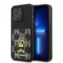 Karl Lagerfeld KLHCP13LCANCNK iPhone 13 Pro / 13 6.1 pevné puzdro čierne Karlimals Cardslot