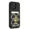 Karl Lagerfeld KLHCP13LCANCNK iPhone 13 Pro / 13 6.1 pevné puzdro čierne Karlimals Cardslot
