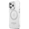 Guess GUHMP13LHTRMS Metal Outline MagSafe pevné puzdro pre iPhone 13 Pro / iPhone 13 6,1
