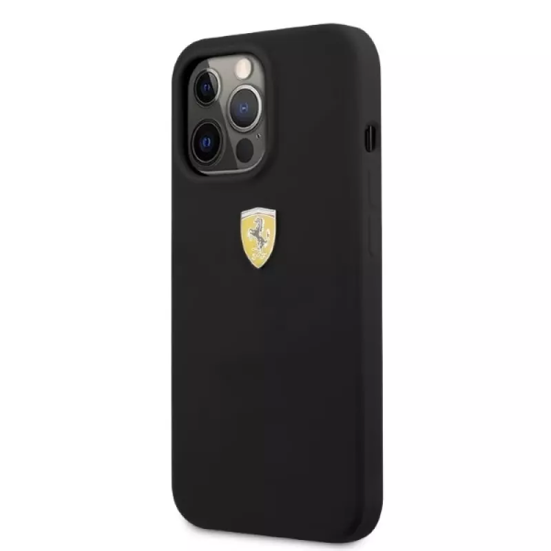 Ferrari FESSIHMP13LBK iPhone 13 Pro / 13 silikónové puzdro MagSafe čierna