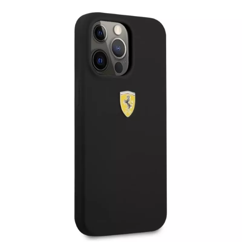 Ferrari FESSIHMP13LBK iPhone 13 Pro / 13 silikónové puzdro MagSafe čierna