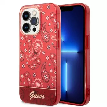 Guess GUHCP14LHGBNHR puzdro Bandana Paisley pre Apple iPhone 14 Pro 6,1