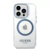 Guess Metal Outline MagSafe pevné puzdro pre Apple iPhone 14 Pro Max 6,7