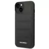Karl Lagerfeld KF001090 Puffy Elongated Logo pevné puzdro pre iPhone 14 Plus / 15 Plus 6,7