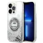 Karl Lagerfeld KLHCP14XLCRSGRS Liquid Glitter pevné puzdro pre Apple iPhone 14 Pro Max 6,7