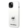 Karl Lagerfeld KLHMP14MSNCHBCH puzdro Silicone MagSafe pre iPhone 14 Plus / 15 Plus 6,7 inch biela Choupette