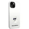 Karl Lagerfeld KLHMP14MSNCHBCH puzdro Silicone MagSafe pre iPhone 14 Plus / 15 Plus 6,7 inch biela Choupette