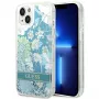 Guess GUHCP14SLFLSN Flower Liquid Glitter pevné puzdro pre Apple iPhone 13 / 14 / 15 6,1