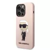 Karl Lagerfeld KLHCP14XSNIKBCP Ikonik Silicone pevné puzdro pre iPhone 14 Pro Max 6,7