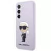 Karl Lagerfeld Ikonik Silicone puzdro pre Samsung Galaxy S23+ (SM-S916) - fialová