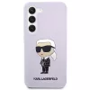 Karl Lagerfeld Ikonik Silicone puzdro pre Samsung Galaxy S23+ (SM-S916) - fialová