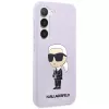 Karl Lagerfeld Ikonik Silicone puzdro pre Samsung Galaxy S23+ (SM-S916) - fialová